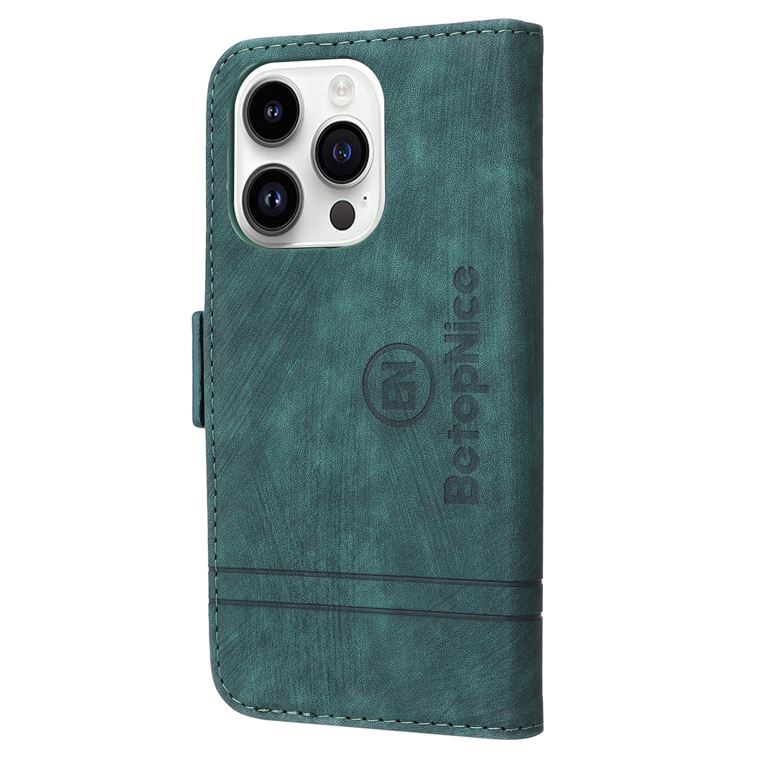 Uniqkart 001 For iPhone 15 Pro Multifunction Wallet Cell Phone Case Shockproof PU Leather Stand Cover - Green Uniqkart 001 For iPhone 15 Pro Multifunction Wallet Cell Phone Case Shockproof PU Leather Stand Cover - Green